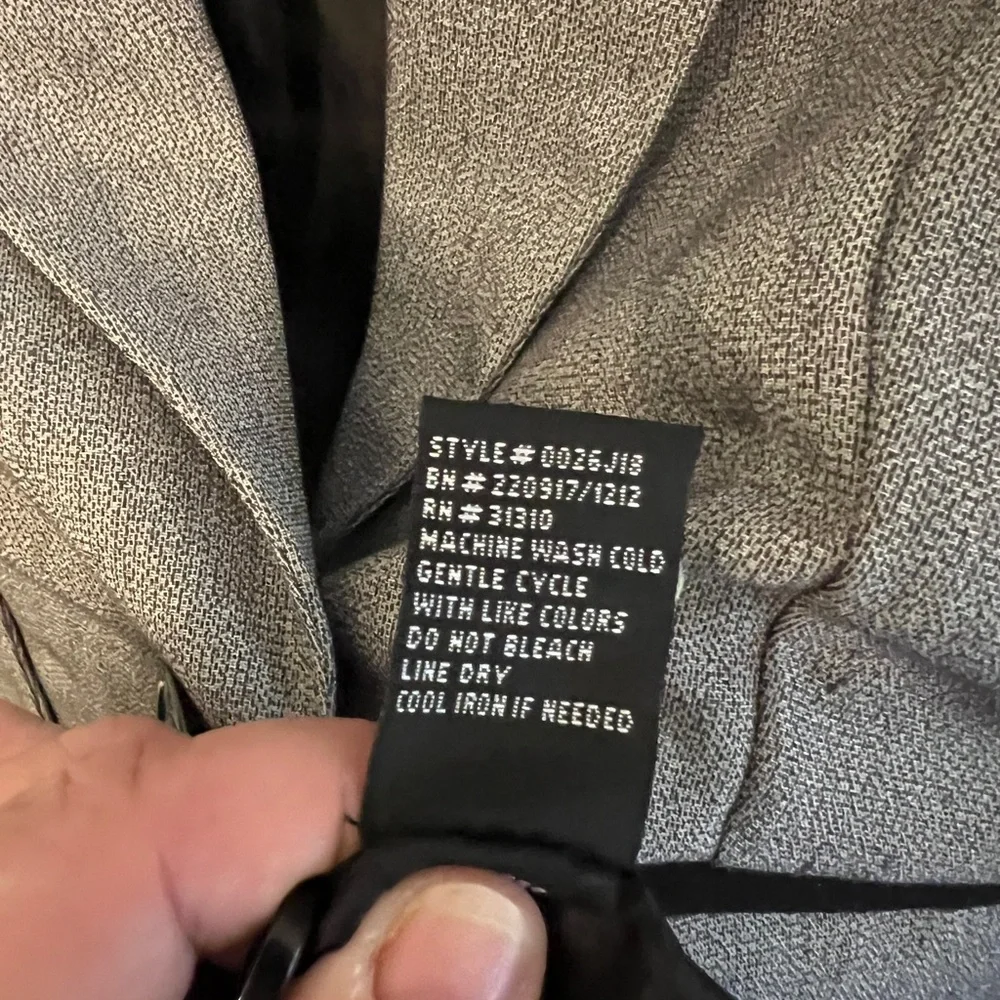 BCX Women's Classic Gray‎ Blazer one button